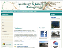 Tablet Screenshot of louisburgh-killeenheritage.org